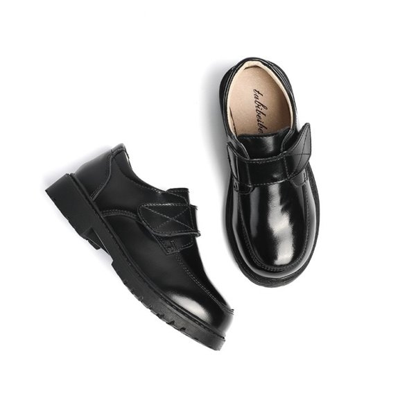 Kids’ Premium Black Formal School Shoes