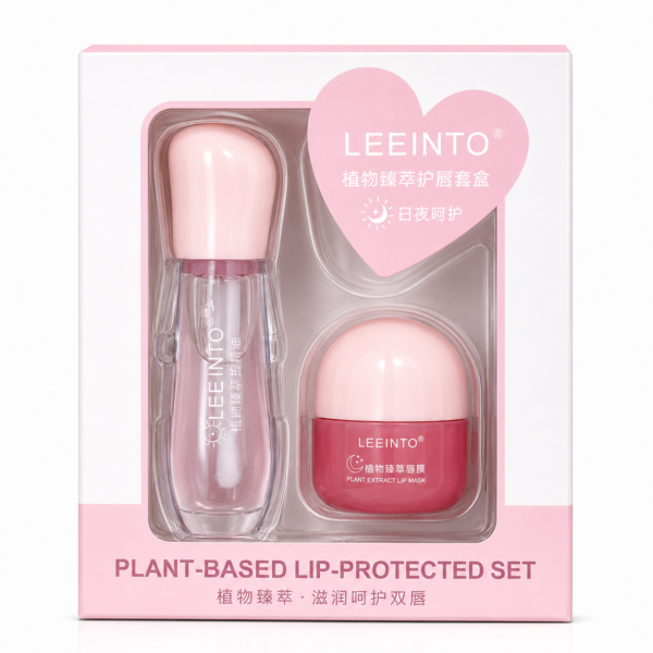 LEEINTO Plant-Based Lip Care Duo Set