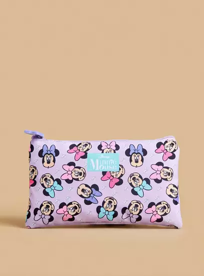 Minnie Mouse Print 5-Piece Trolley Backpack Set11