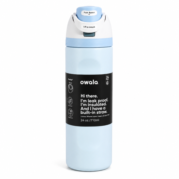 Owala FreeSip Insulated Water Bottle -Light Blue