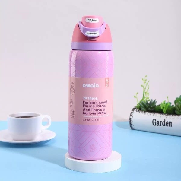 Owala FreeSip Insulated Water Bottle -Purple