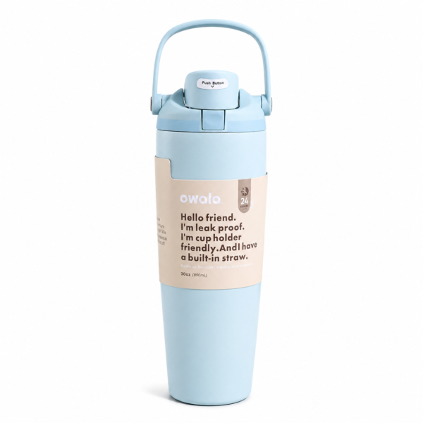 Owala Sway 890ml Insulated Travel Tumbler – Sky Blue
