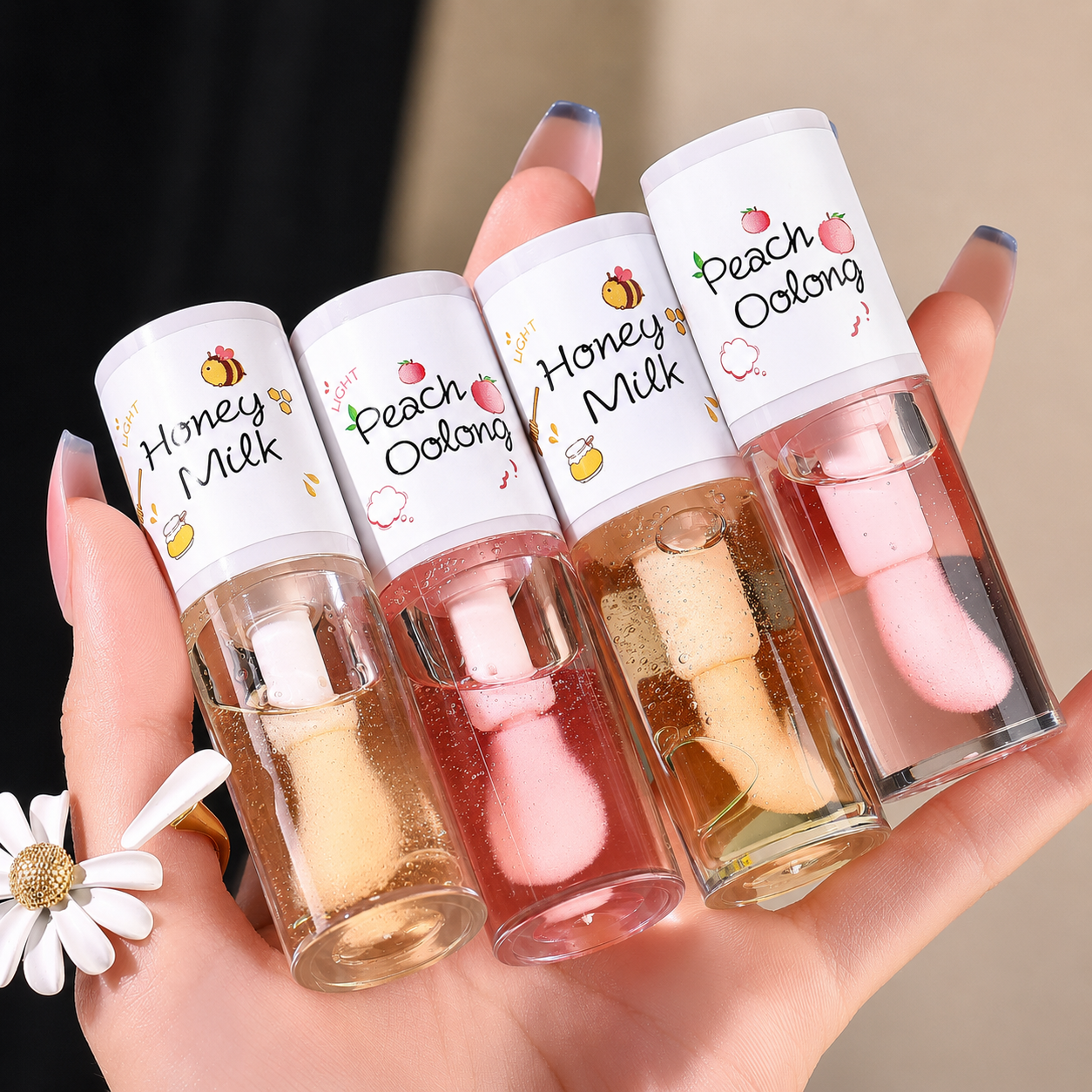 Peach Oolong Lip Oil (5ml)3