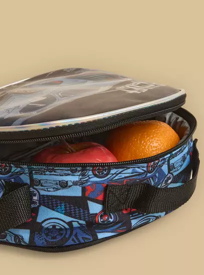 Racing Print 5-Piece Trolley Backpack Set8