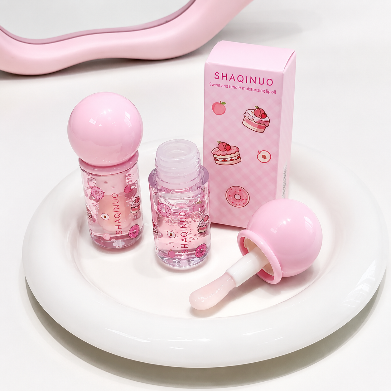SHAQINUO Fruit Lip Oil Collection4