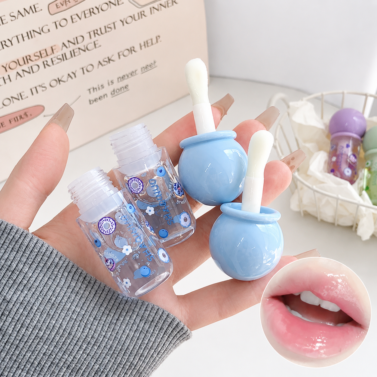 SHAQINUO Fruit Lip Oil Collection5