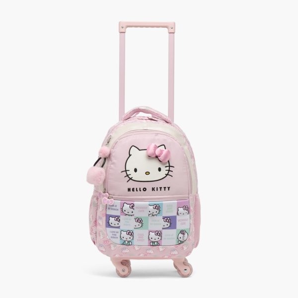 Sanrio Hello Kitty Print 3-Piece School Trolley Bag Set