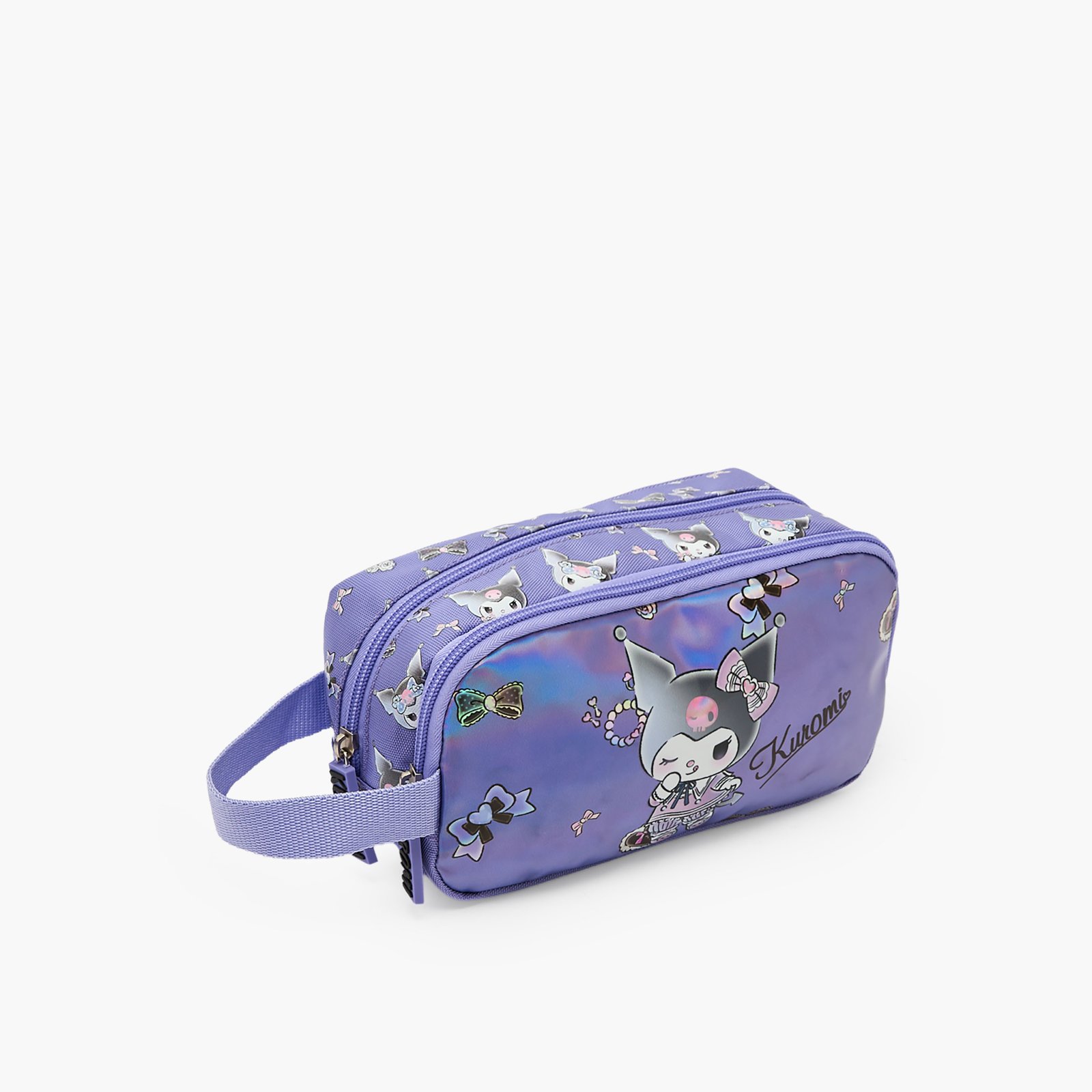 Sanrio Kuromi Print 3-piece Backpack, insulated lunch bag and pencil pouch10