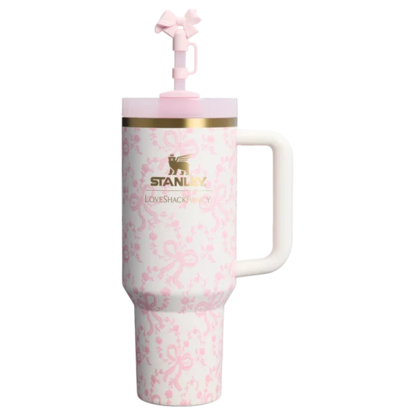 Blush Bow Garden Stanley Tumbler | 40 OZ