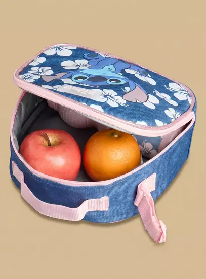 Stitch Print 5-Piece Trolley Backpack Set8