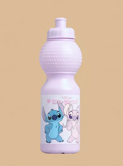 Stitch and Angel Print 5-Piece Trolley Backpack Set9