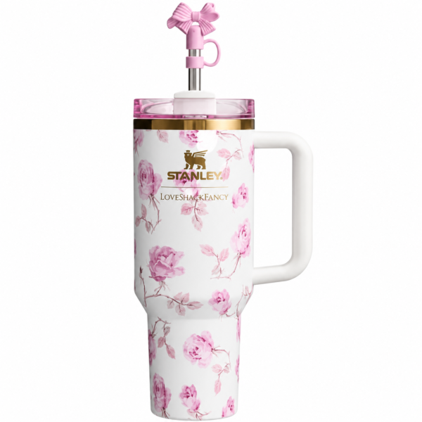 Vintage Rose Bloom Stanley Tumbler | 40 OZ