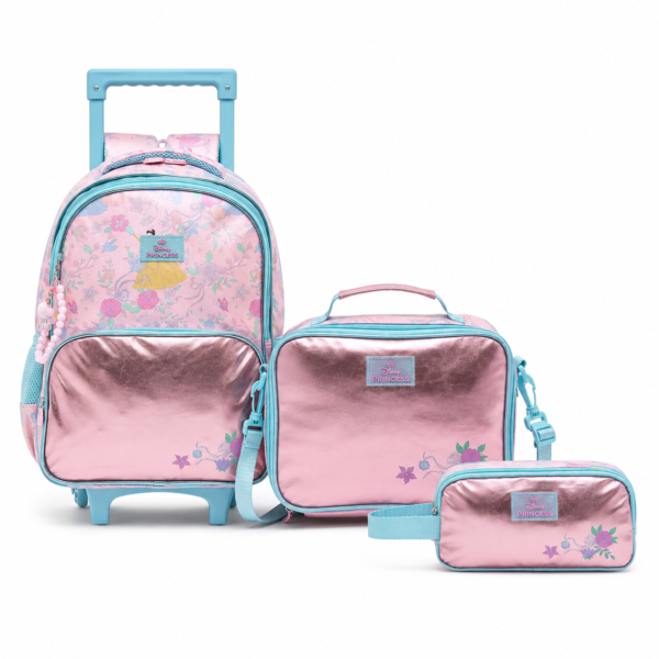 Disney Princess Print 3-Piece Shoulder Backpack Set